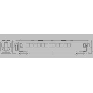 画像: イコマ商会ペーパーキット 北近畿タンゴ鉄道ＫＴＲ700（注文生産、『カートに入れる』ボタンよりご発注ください）