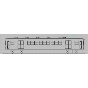 画像: イコマ商会ペーパーキット 京福福井モハ1101（注文生産、『カートに入れる』ボタンよりご発注ください）