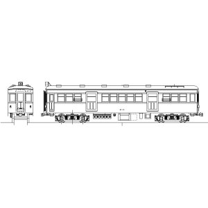 画像: イコマ商会ペーパーキット 近鉄モ６００　片運・普通屋根（注文生産、『カートに入れる』ボタンよりご発注ください）